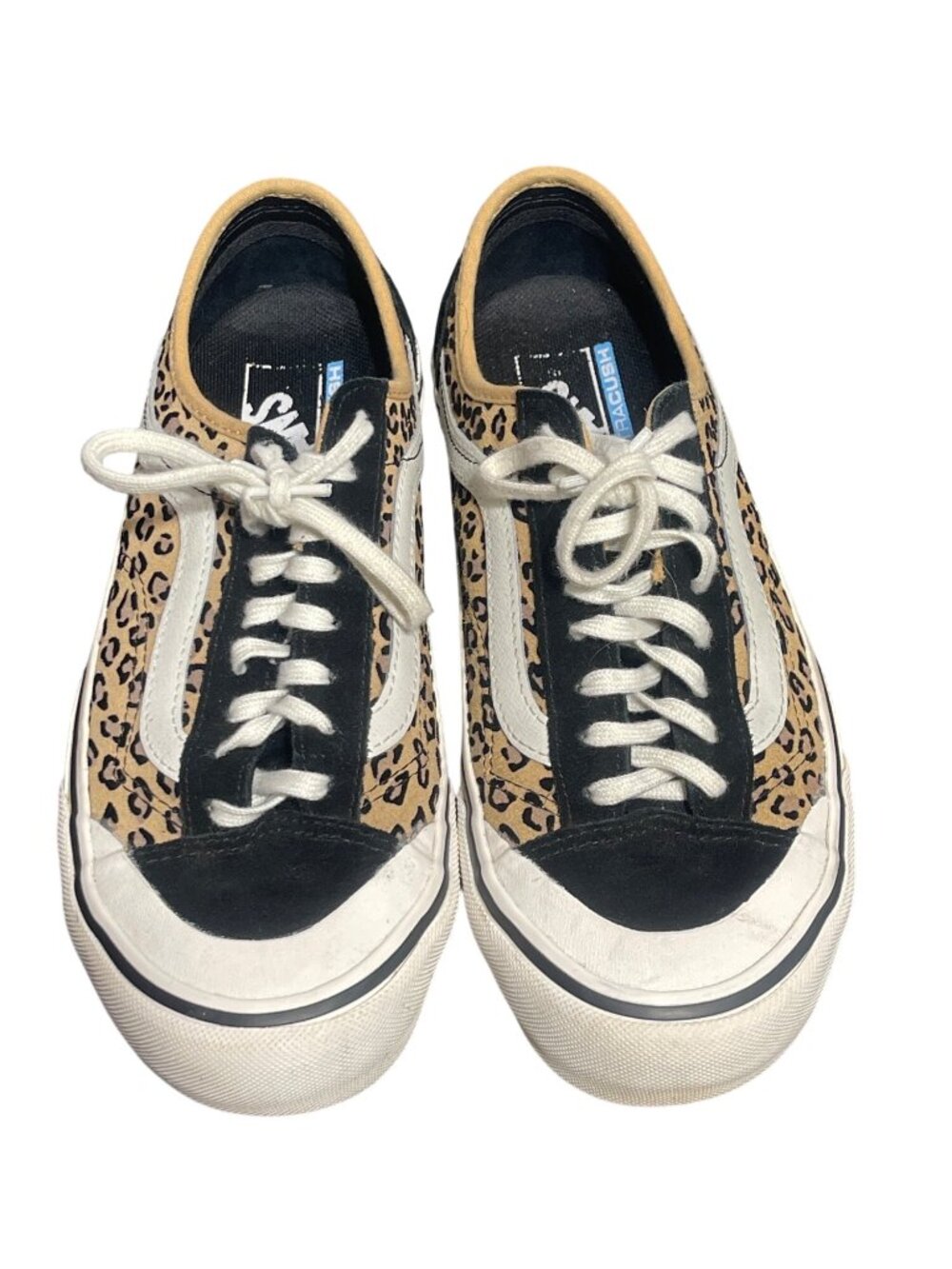Vans Old Skool Decon SF Leopard Print Sneakers Tennis Shoes Suede W 8.5 M 7
